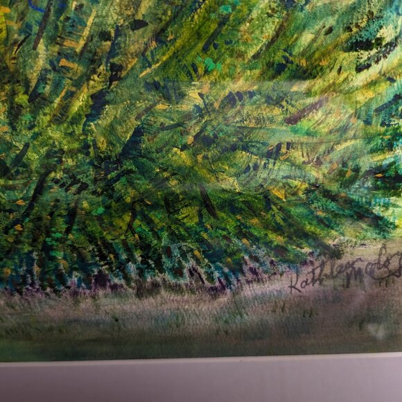 Original Unframed Watercolor Painting of Living Tree Kentucky Eastern Red Cedar - Picture 2 of 16